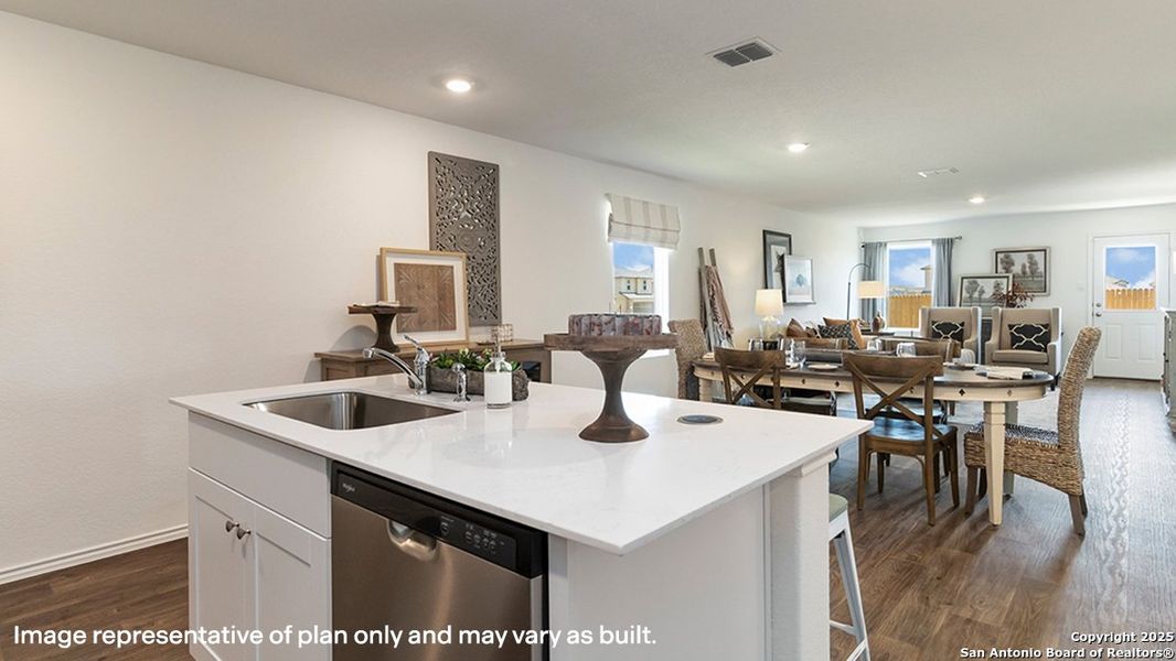 Furnished interior view inside a new home in Sereno Springs, Converse (Image 10). Furnished interior view inside a new home in Sereno Springs, Converse (Image 10).