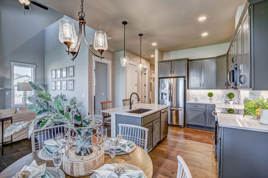 Representative furnished interior of a home built from the The Avalon by Landmark Homes in Vernazza, Windsor (Image 11).