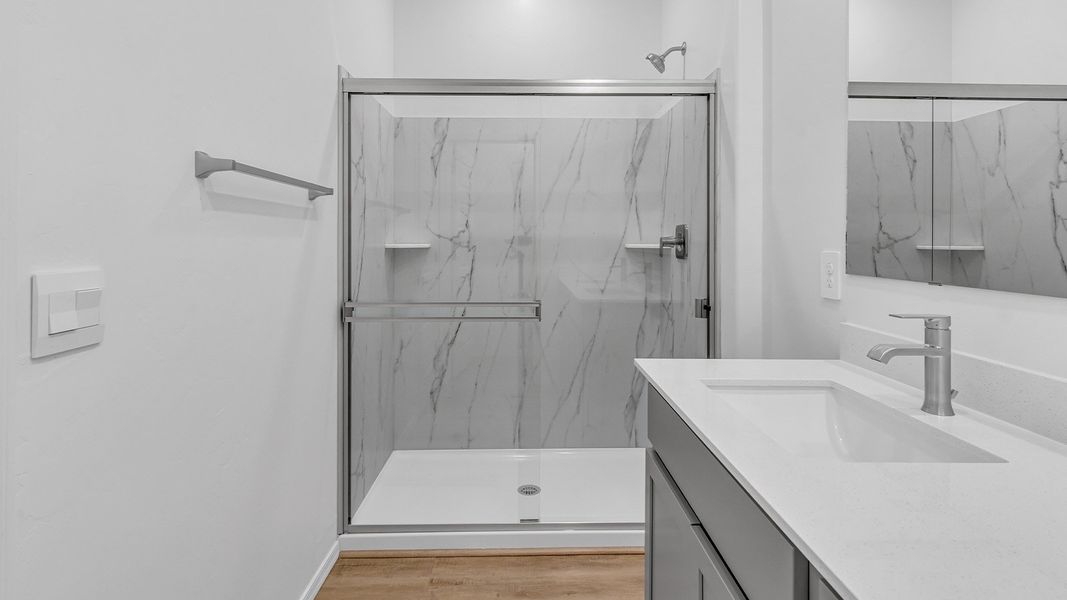 Representative furnished interior of a home built from the Brooke by D.R. Horton in Coronet at Gladden Farms, Marana (Image 16). Representative furnished interior of a home built from the Brooke by D.R. Horton in Coronet at Gladden Farms, Marana (Image 16).