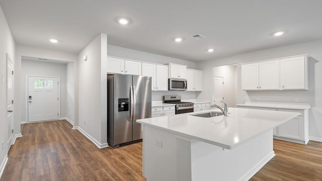 Furnished interior view inside a new home in The Cove at Mallard Crossing, Summerville (Image 7).
