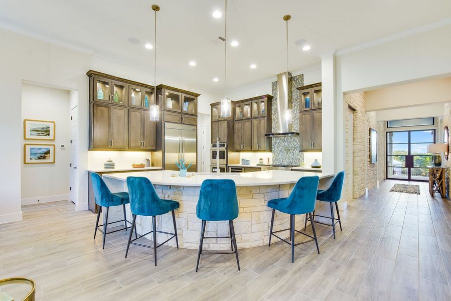 Representative furnished interior of a home built from the Siena III by Giddens Homes in Clearwater Ranch, Liberty Hill (Image 16).
