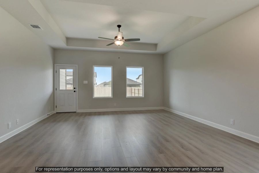 Spacious, unfurnished interior of a new home in Saddlebrook Ranch, Schertz (Image 11).