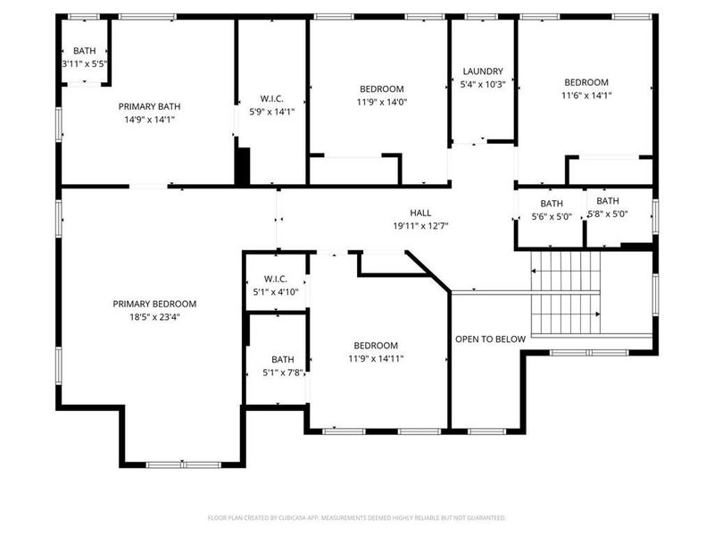 2D floor plan layout of this home in , Powder Springs, GA (Image 4).