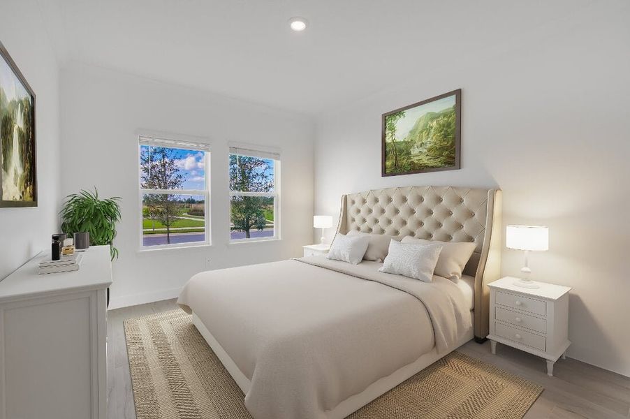 Furnished interior view inside a new home in Harvest at Ovation, Winter Garden (Image 15). Furnished interior view inside a new home in Harvest at Ovation, Winter Garden (Image 15).