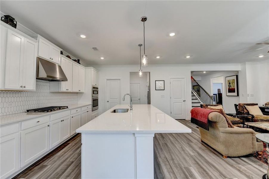 Furnished interior view inside a new home in Bailey Fence, Dacula (Image 61).