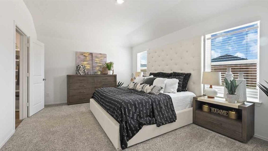 Furnished interior view inside a new home in Tamarron, Fulshear (Image 11).