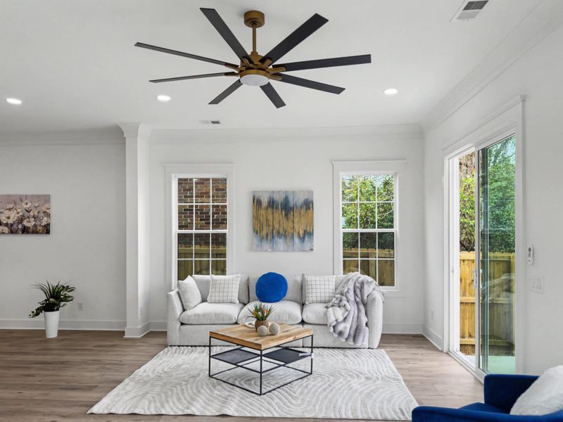 Furnished interior view inside a new home in , North Charleston (Image 12).