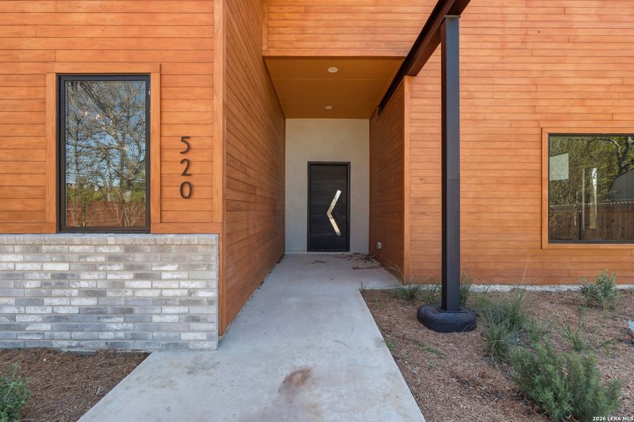 Exterior details and patio area of a home in , San Antonio (Image 28).