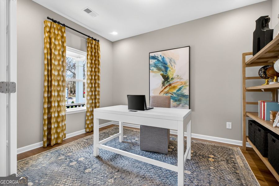 Furnished interior view inside a new home in Bryson Farms, Byron (Image 3).