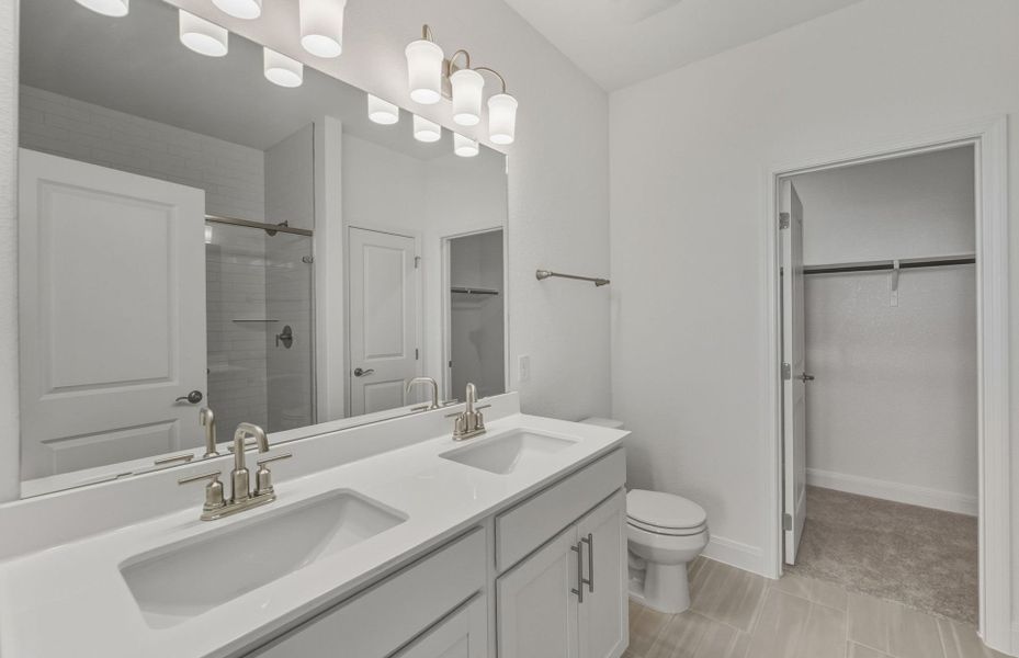 Furnished interior view inside a new home in Patterson Ranch, Georgetown (Image 6). Furnished interior view inside a new home in Patterson Ranch, Georgetown (Image 6).