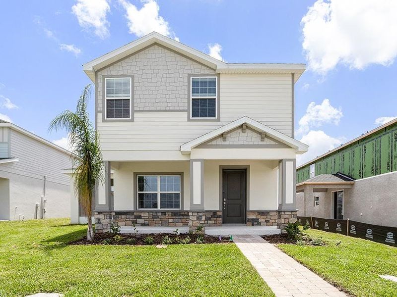 Multiple exterior elevations are available - Danyella bungalow by Highland Homes