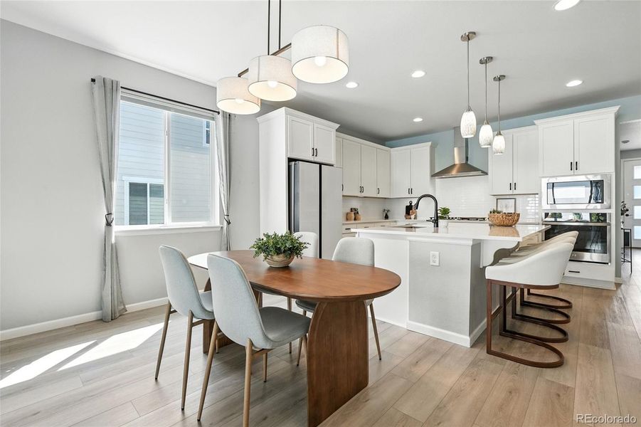 Furnished interior view inside a new home in Creekside Village, Thornton (Image 14).