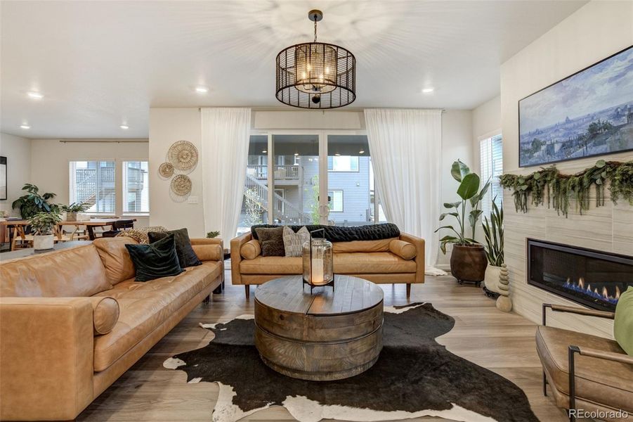 Furnished interior view inside a new home in , Castle Pines (Image 42). Furnished interior view inside a new home in , Castle Pines (Image 42).