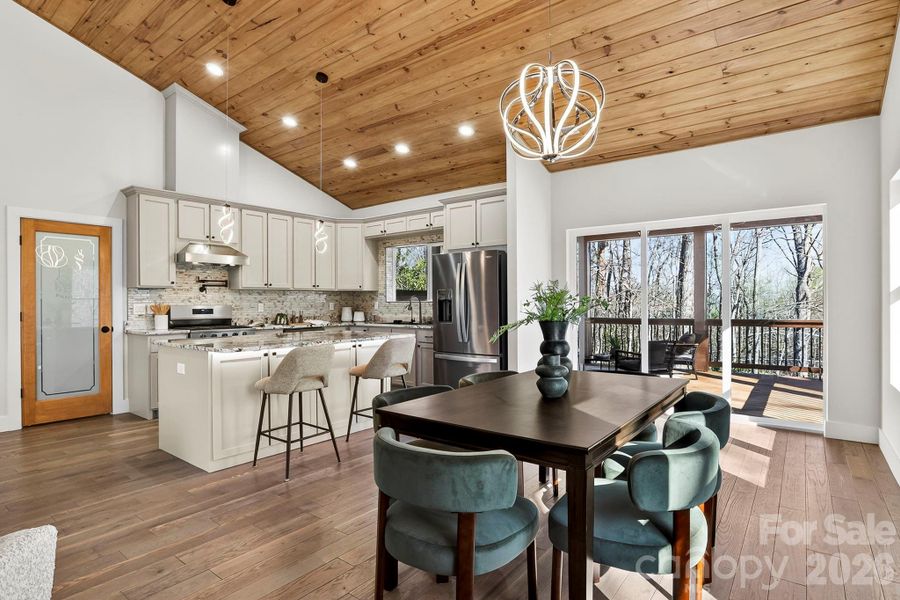 Furnished interior view inside a new home in , Hendersonville (Image 10).