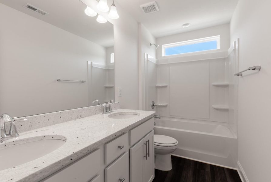 Furnished interior view inside a new home in Enclave at Traditions Townhomes, Wake Forest (Image 10).