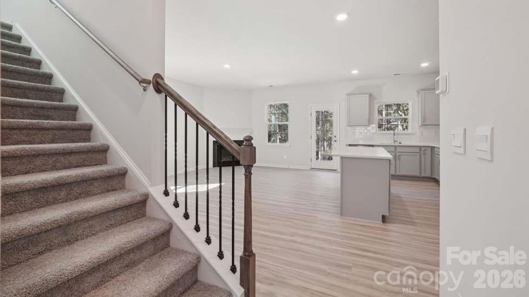 Spacious, unfurnished interior of a new home in Cline Village, Conover (Image 34). Spacious, unfurnished interior of a new home in Cline Village, Conover (Image 34).