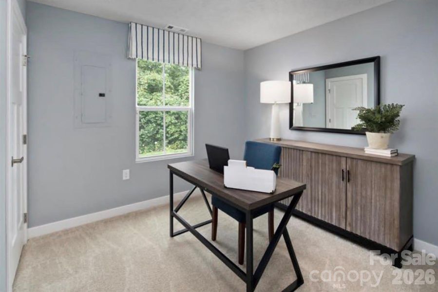 Furnished interior view inside a new home in Basildon, Lancaster (Image 10).