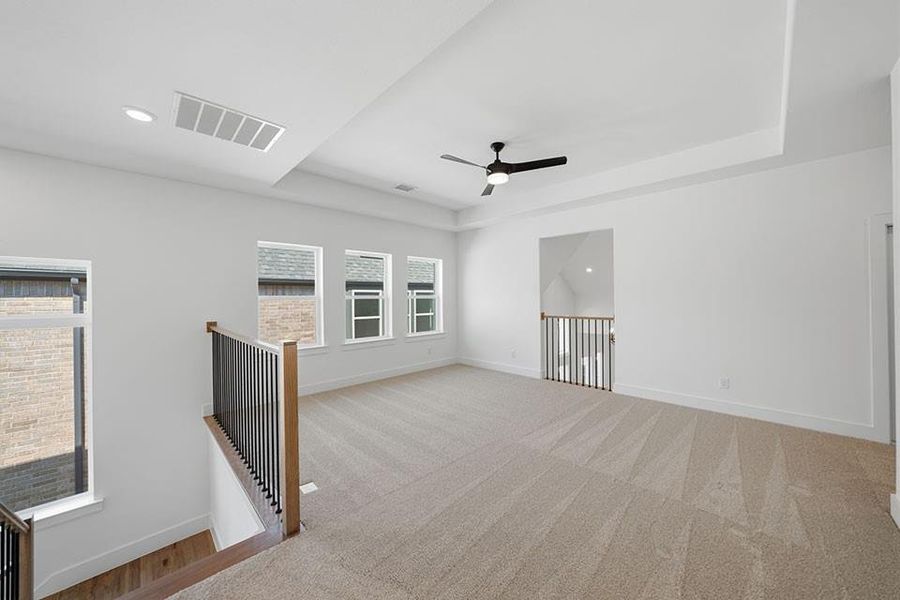 Spacious, unfurnished interior of a new home in Hillside Village, Celina (Image 27). Spacious, unfurnished interior of a new home in Hillside Village, Celina (Image 27).