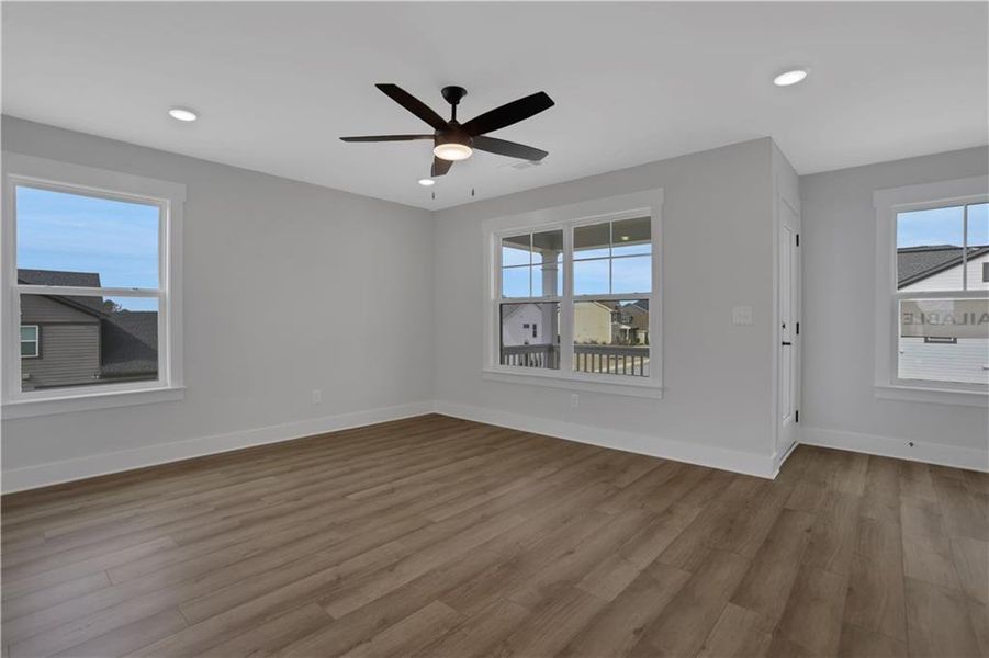 Spacious, unfurnished interior of a new home in Twin Lakes, Hoschton (Image 44). Spacious, unfurnished interior of a new home in Twin Lakes, Hoschton (Image 44).