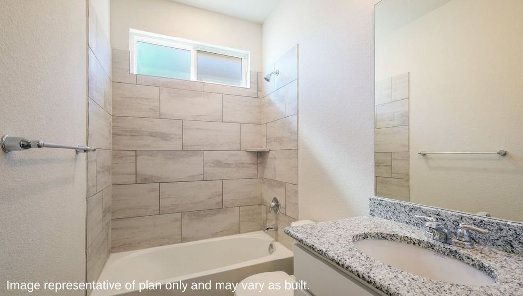 Representative furnished interior of a home built from the The Irvine by D.R. Horton in Veranda, San Antonio (Image 10).