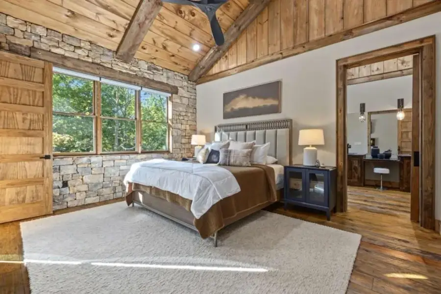 Furnished interior view inside a new home in , Blue Ridge (Image 19).