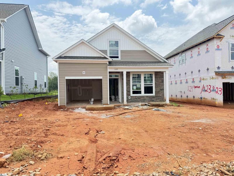 In-progress construction of a new home in Halton Oaks, Spartanburg, SC (Image 1). In-progress construction of a new home in Halton Oaks, Spartanburg, SC (Image 1).