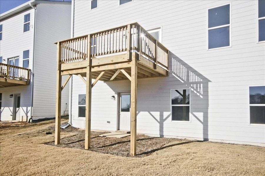 Exterior details and patio area of a home in Clark Farms, Flowery Branch (Image 20). Exterior details and patio area of a home in Clark Farms, Flowery Branch (Image 20).