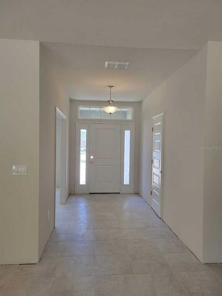 Actual home under construction.