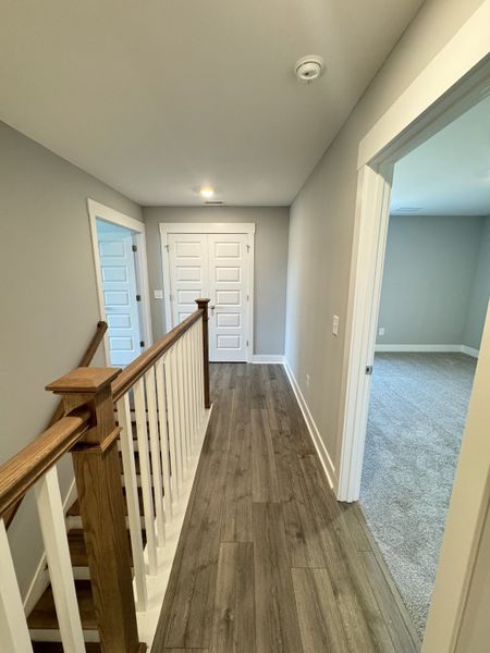 Upstairs hall.

*Photo is from a previous listing displaying the completed floor plan some options and selections may vary from actual home.