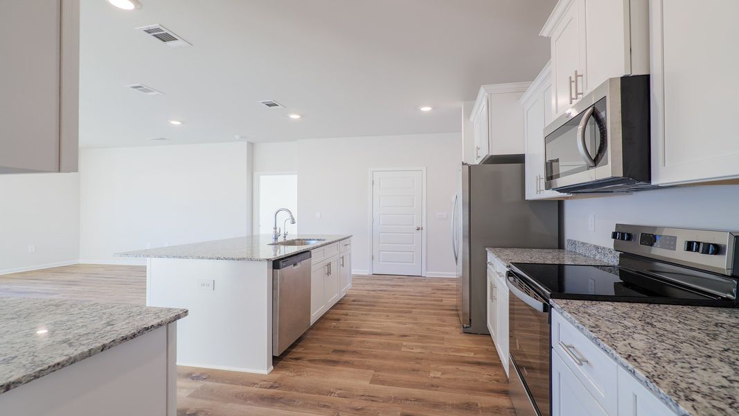 Furnished interior view inside a new home in Greystone, Crawfordville (Image 6). Furnished interior view inside a new home in Greystone, Crawfordville (Image 6).