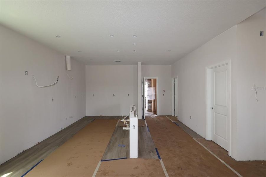 In-progress construction of a new home in Center Lake on the Park, St. Cloud, FL (Image 8).