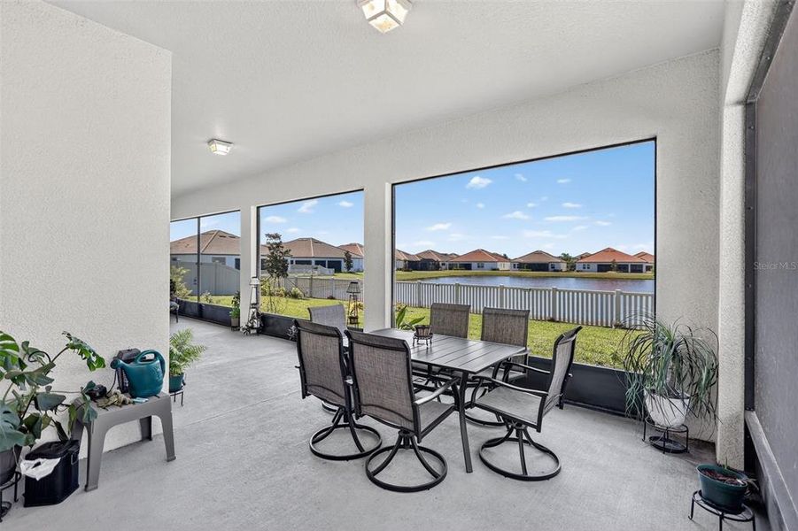 Exterior details and patio area of a home in Southshore Bay: The Grand Estates, Wimauma (Image 23).