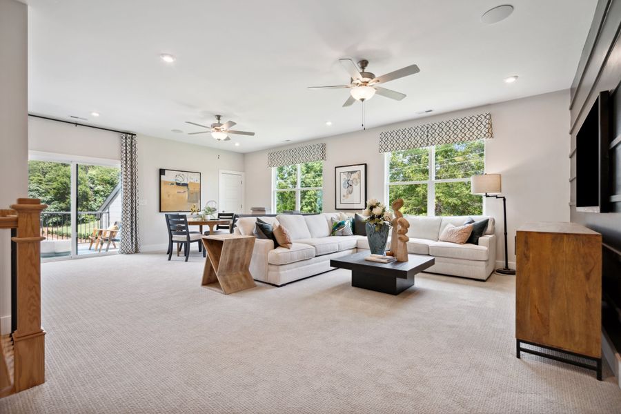 Furnished interior view inside a new home in Seven Oaks, Belmont (Image 16).