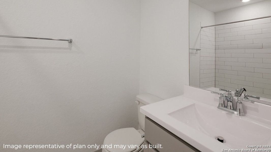 Close-up of interior finishes inside a home in Riverstone at Westpointe, San Antonio (Image 13).