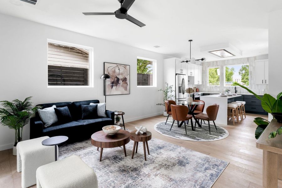 Furnished interior view inside a new home in , Austin (Image 6).
