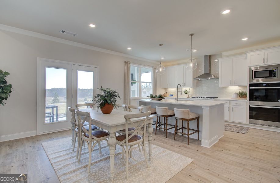 Furnished interior view inside a new home in Mallard’s Landing, Jefferson (Image 13).