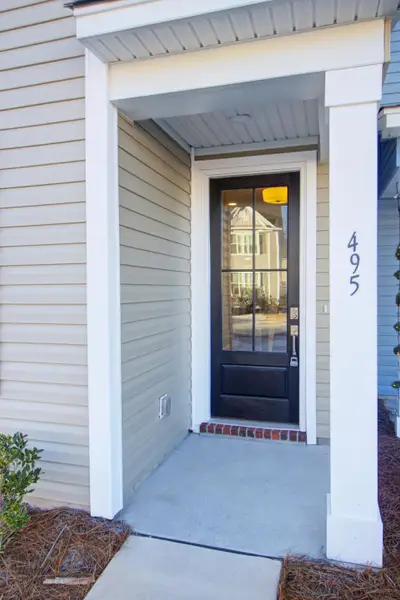 Exterior details and patio area of a home in , Summerville (Image 3).