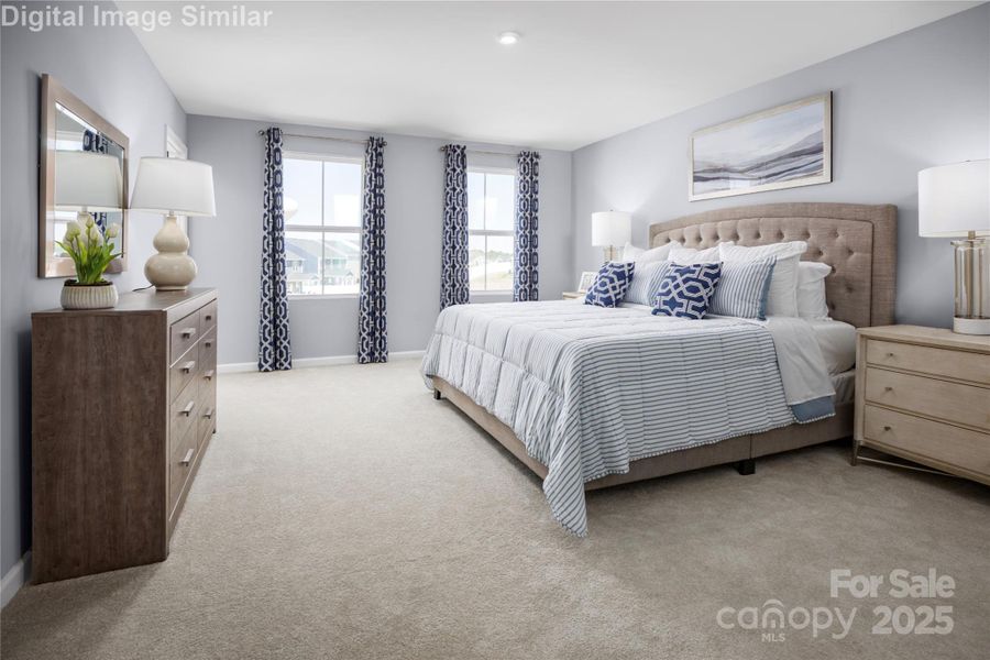 Furnished interior view inside a new home in Sunset Creek Single Family Homes, Charlotte (Image 4).