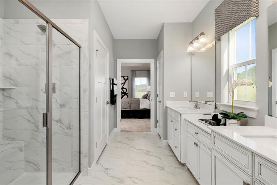 Furnished interior view inside a new home in Indigo Bay, Myrtle Beach (Image 5).