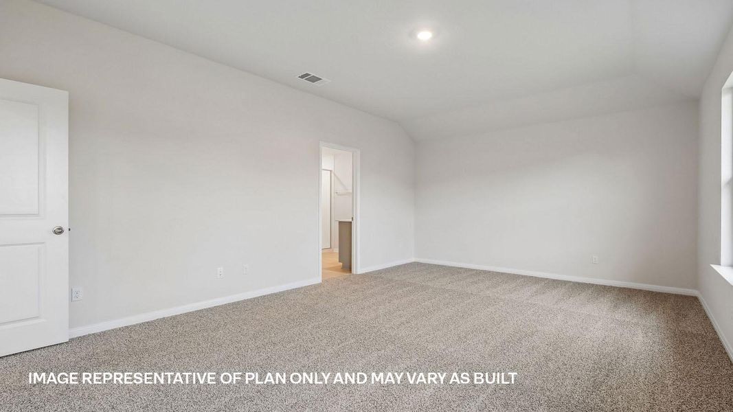 Spacious, unfurnished interior of a new home in Trails at Wildhorse, Austin (Image 19).