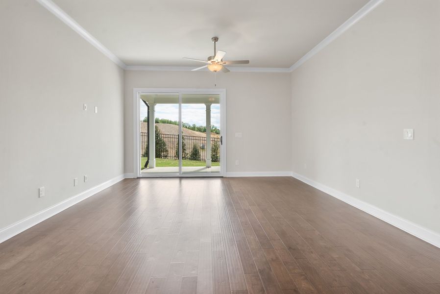 Representative unfurnished interior of a home built from the The Caplin by The Providence Group in Palisades Single Family, Cumming (Image 16). Representative unfurnished interior of a home built from the The Caplin by The Providence Group in Palisades Single Family, Cumming (Image 16).