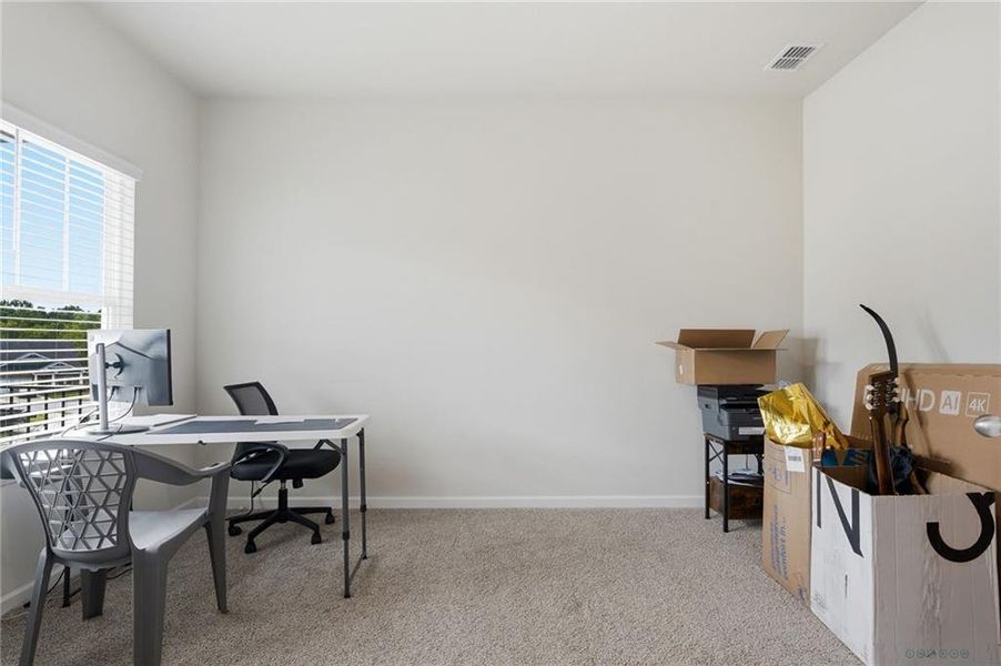 Furnished interior view inside a new home in Vistas at Towne Mill, Canton (Image 12).