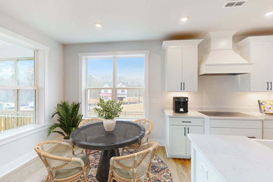 Representative furnished interior of a home built from the Elizabeth by Beazer Homes in Friendship Village: Friendship Village Single-Family, Apex (Image 12).