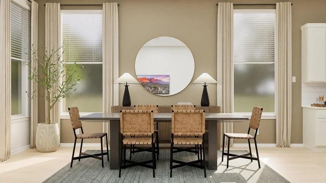 Furnished interior view inside a new home in Cotton Brook, Hutto (Image 8).