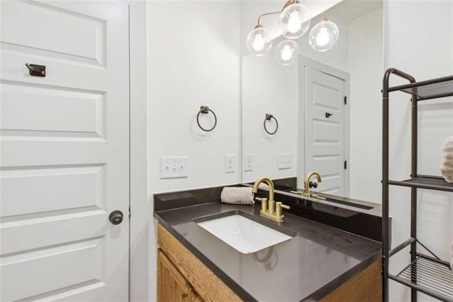 Furnished interior view inside a new home in , Clarkesville (Image 10).