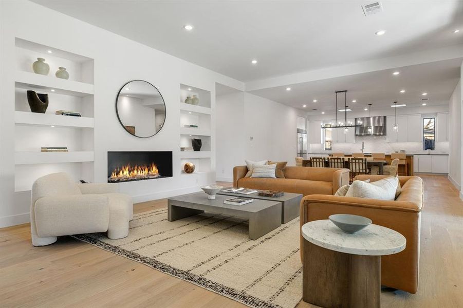 Furnished interior view inside a new home in , Farmers Branch (Image 7).