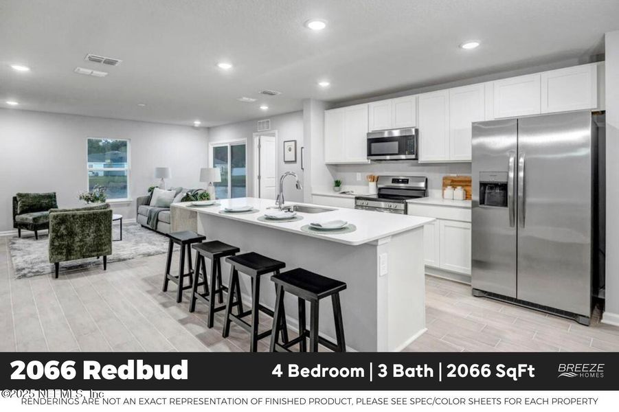 Furnished interior view inside a new home in Walker’s Ridge – Phase II, Jacksonville (Image 5).