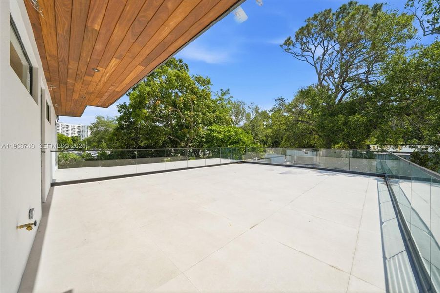 Exterior details and patio area of a home in , Miami (Image 21). Exterior details and patio area of a home in , Miami (Image 21).