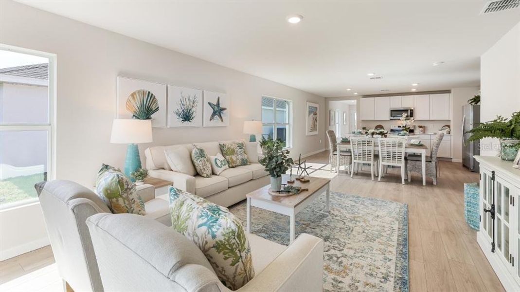 Furnished interior view inside a new home in , Punta Gorda (Image 11).