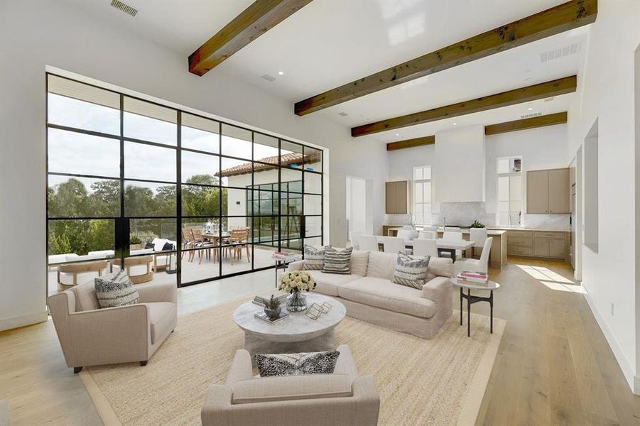 Furnished interior view inside a new home in Amarra Villas, Austin (Image 21).